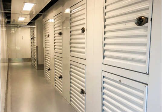 Inside climate controlled storage units in Waukesha, WI